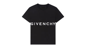Givenchy Oversized Logo Embroidered T-Shirt Black