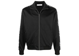 Givenchy Refracted Logo Tape Zip-Up Track Jacket Black