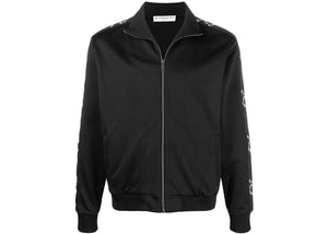 Givenchy Refracted Logo Tape Zip-Up Track Jacket Black