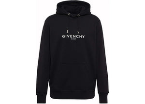 Givenchy Reverse Hoodie in Fleece Black