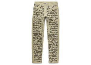 Givenchy Slim-Fit Distressed Jeans Green