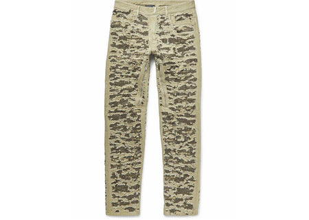 Givenchy Slim-Fit Distressed Jeans Green