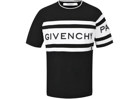 Givenchy Slim Fit Givenchy Band T-Shirt Black