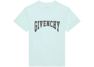 Givenchy Slim Fit Jersey With Patch T-Shirt Acqua Marine