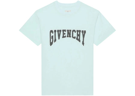 Givenchy Slim Fit Jersey With Patch T-Shirt Acqua Marine