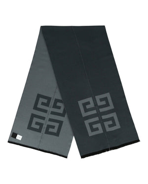 Givenchy Split Oblong Scarf Grey