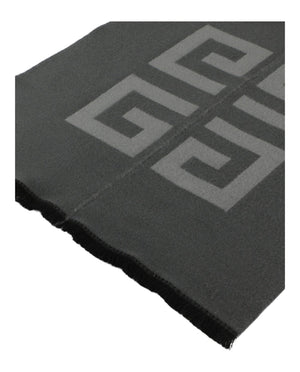 Givenchy Split Oblong Scarf Grey