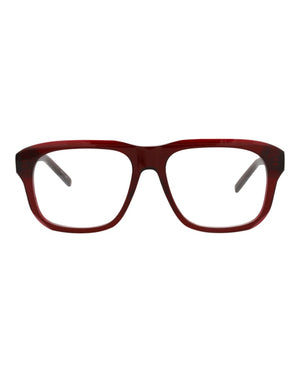 Givenchy Square-Frame Acetate Optical Frames Bordeaux Bordeaux Transparent (GV50053I-54-069)