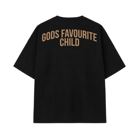 God's favourite Child T-shirt Black