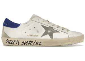 Golden Goose Super-Star White Snake Blue