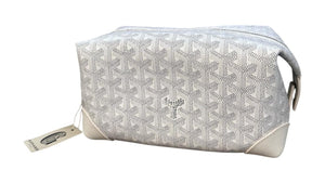 Goyard Boeing 25 Toilet Bag White