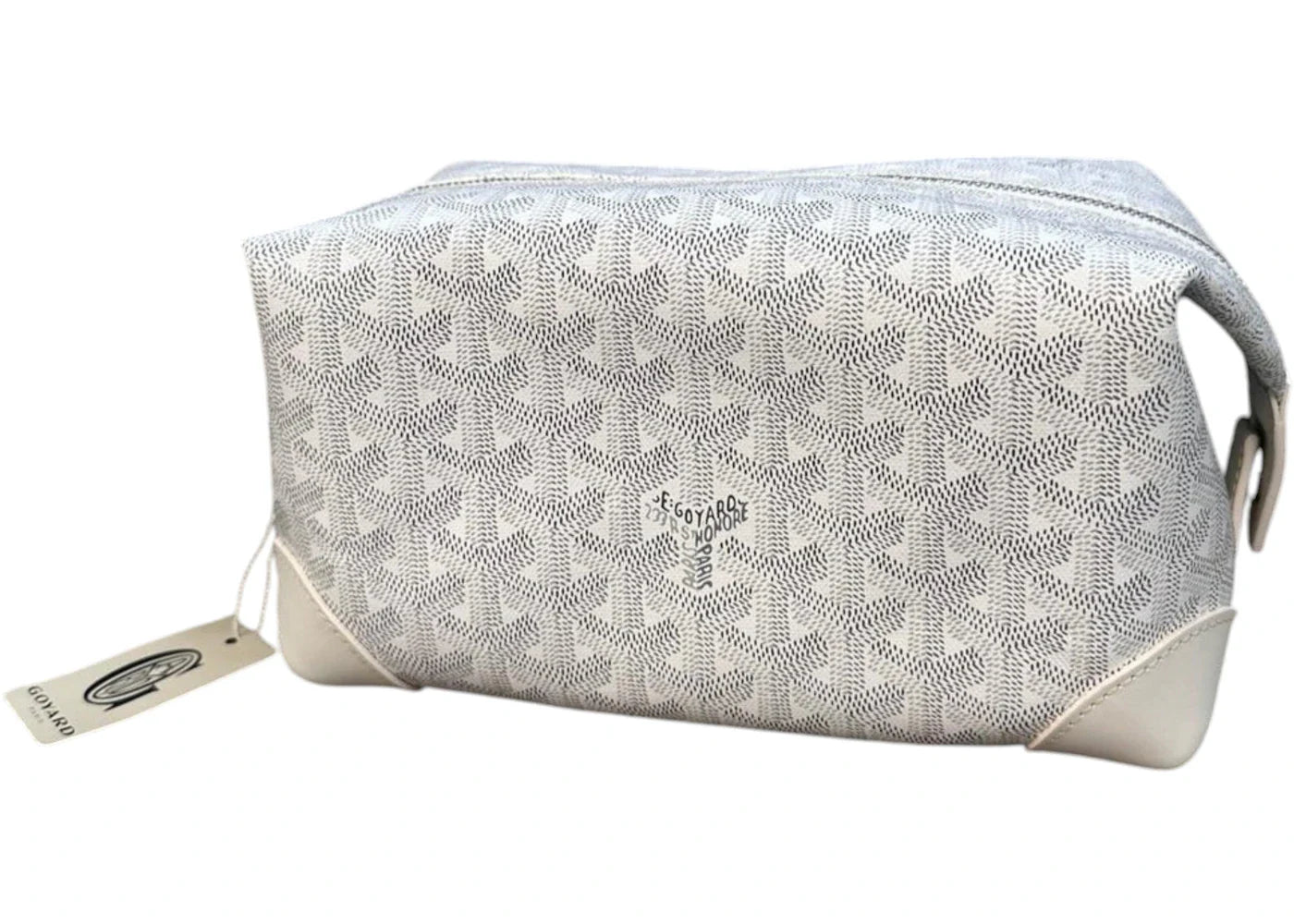Goyard Boeing 25 Toilet Bag White