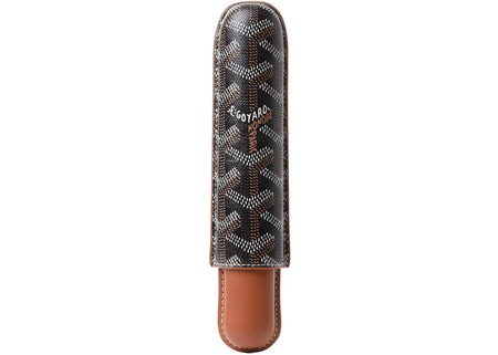 Goyard Churchill Single Cigar Case Black/Tan