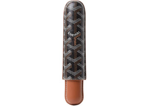 Goyard Churchill Single Cigar Case Black/Tan
