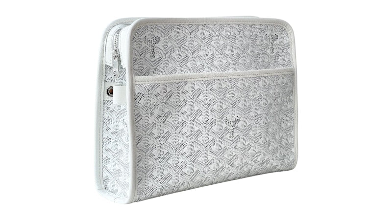 Goyard Jouvence Toiletry Bag MM White