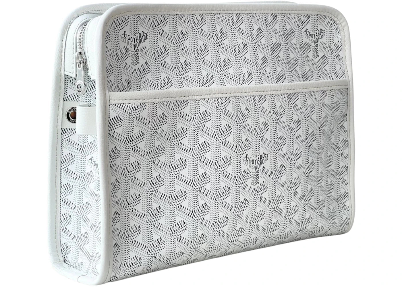 Goyard Jouvence Toiletry Bag MM White