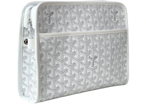 Goyard Jouvence Toiletry Bag MM White