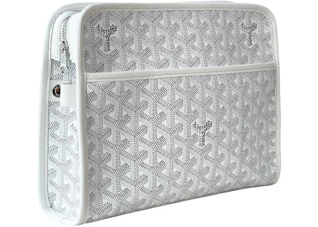 Goyard Jouvence Toiletry Bag MM White