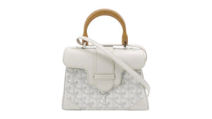 Goyard Saigon Structure Mini Bag White