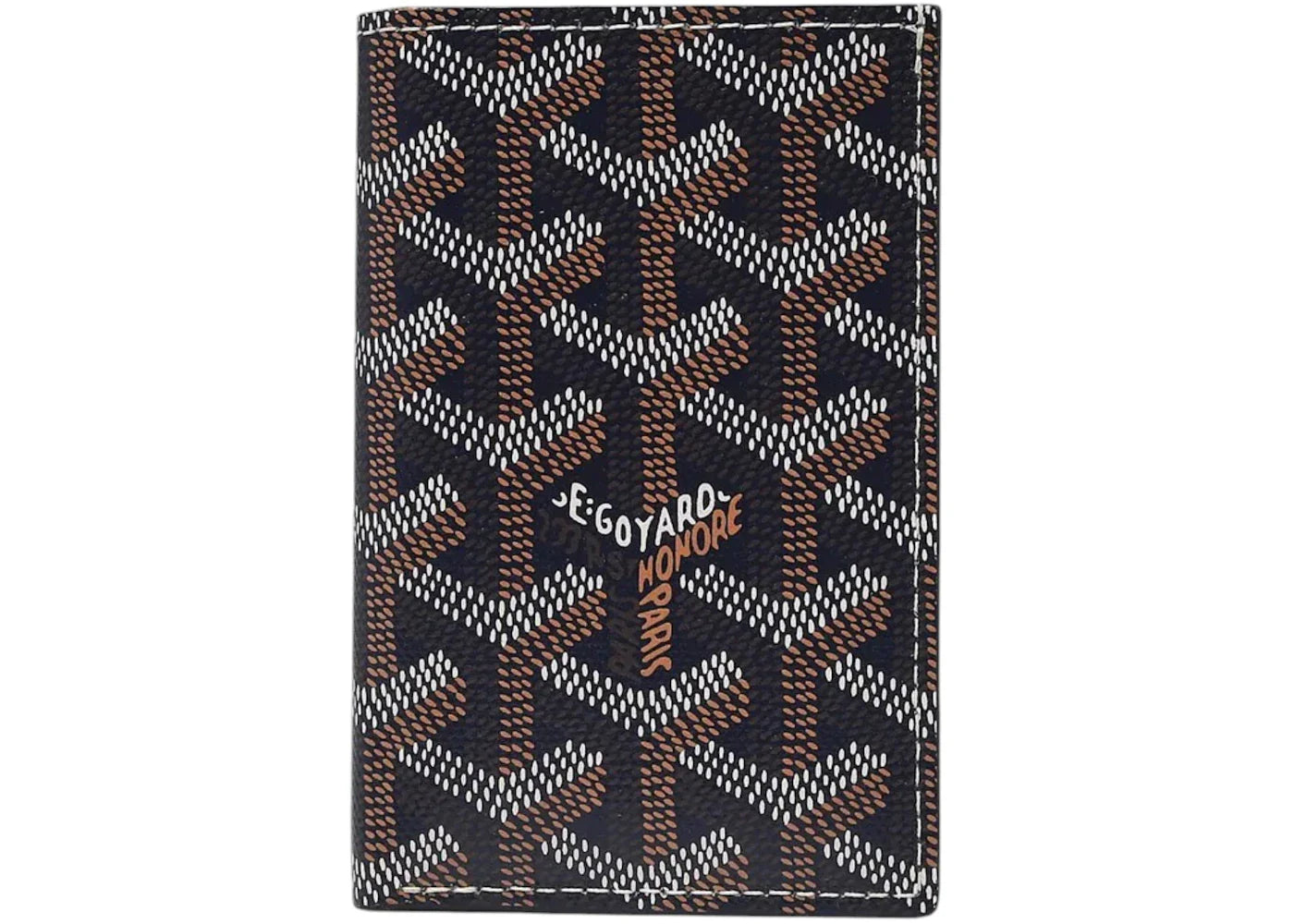 Goyard Saint Pierre Card Holder Navy Blue