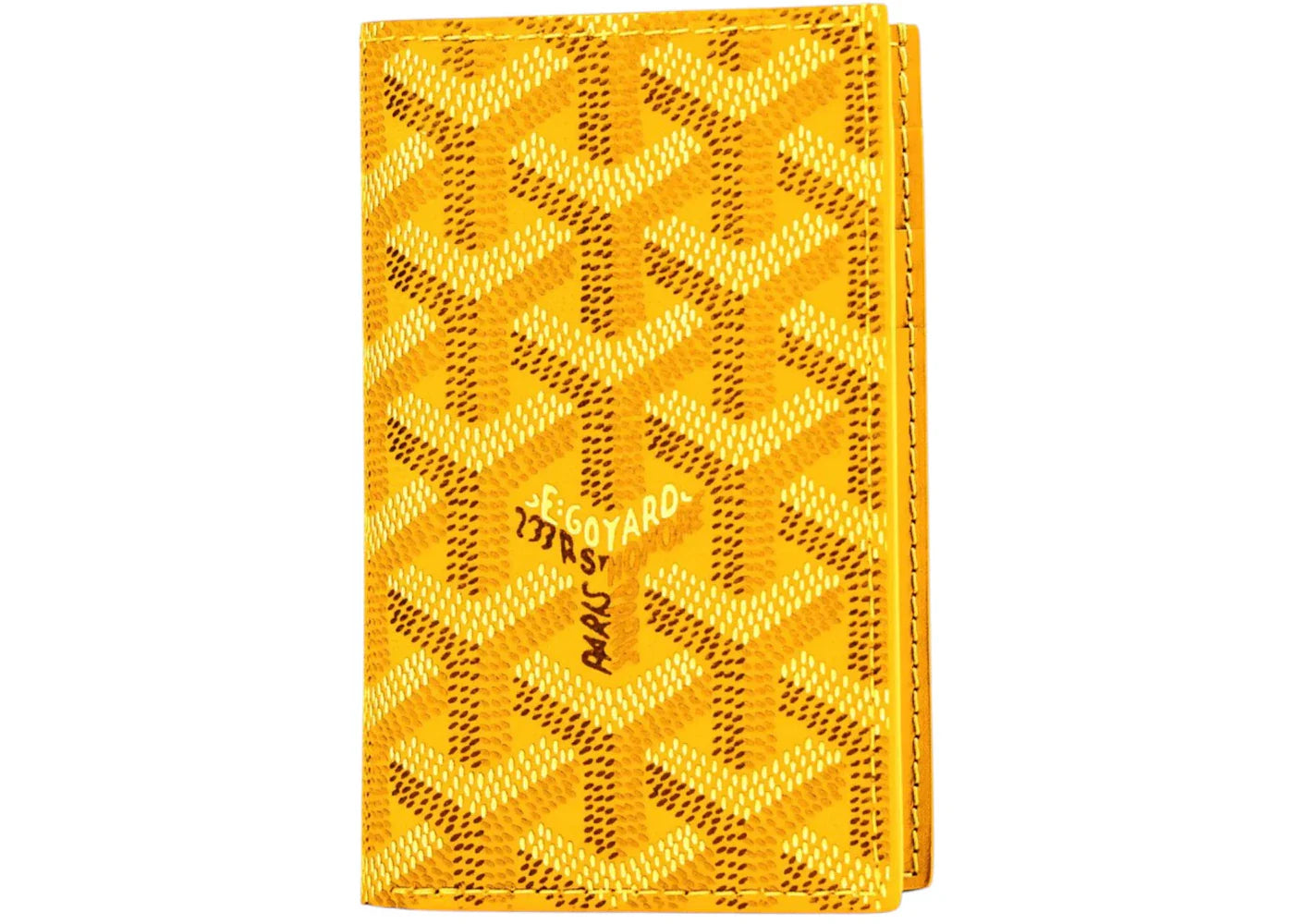 Goyard Saint Pierre Card Holder Yellow