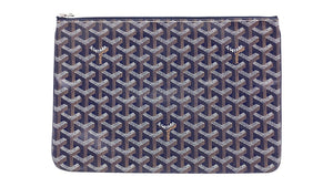 Goyard Senat Pouch MM Navy Blue