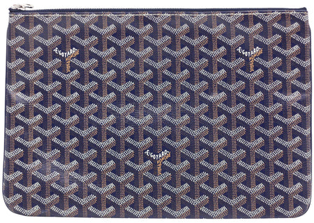 Goyard Senat Pouch MM Navy Blue