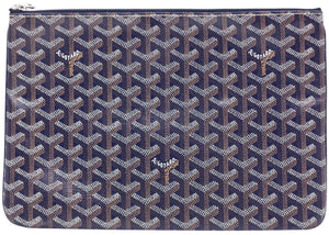 Goyard Senat Pouch MM Navy Blue