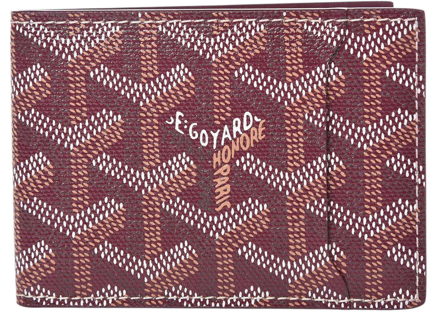 Goyard Victoire Slot Wallet Companion Goyardine Burgundy