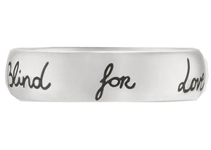 Gucci Blind For Love Ring Silver