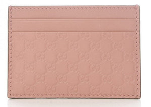 Gucci Card Case Microguccissima (5 Card Slot) Soft Pink