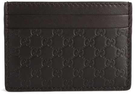 Gucci Card Case Microguccissima Black