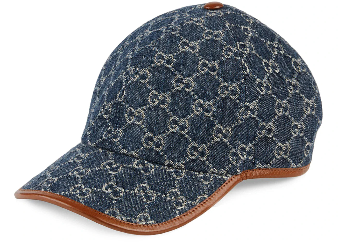 Gucci GG Baseball Cap Blue/Ivory/Brown