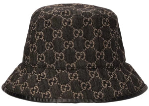 Gucci GG Denim Bucket Hat Black