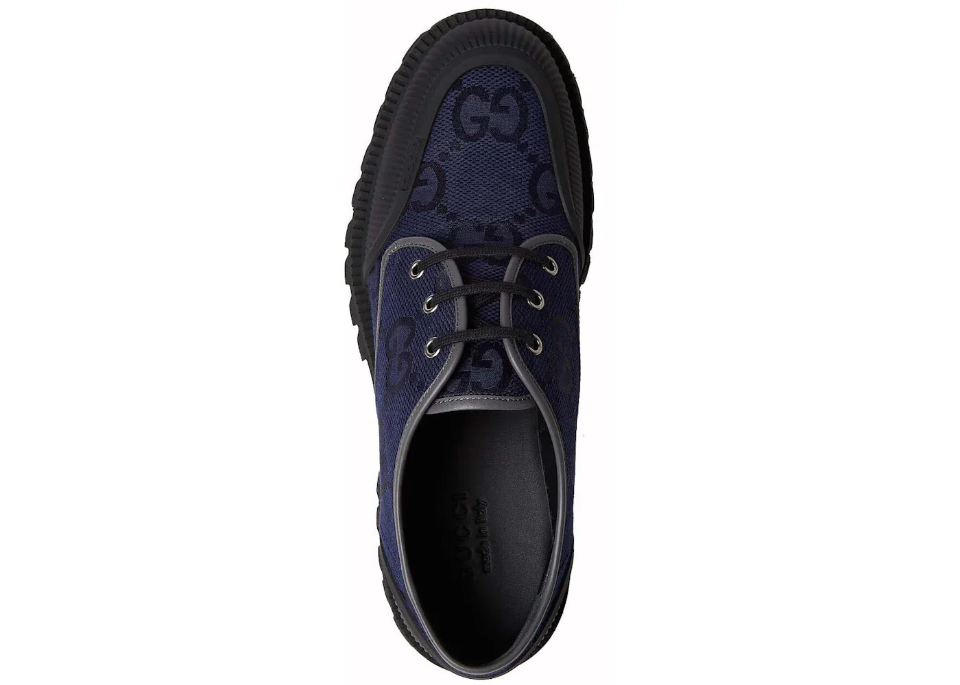 Gucci Gg Laced-Up Shoes Navy