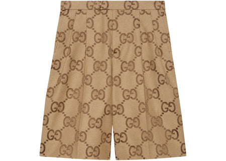 Gucci Jumbo GG Canvas Shorts Beige/Ebony