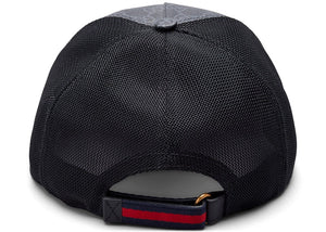 Gucci Kingsnake Print GG Supreme Baseball Hat Black/Grey