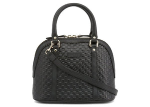 Gucci Microguccissima Dome Bag Small Black