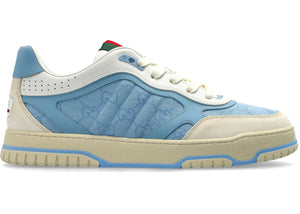 Gucci Re-Web Sneaker Gg Canvas Light Blue Ivory