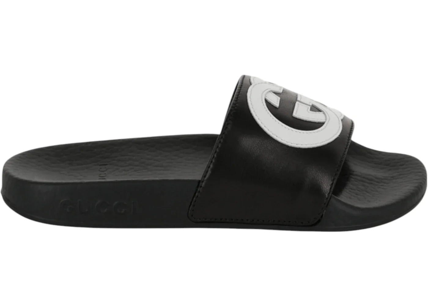 Gucci Slide Interlocking G Black White (Kids)