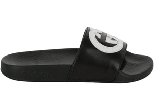 Gucci Slide Interlocking G Black White (Kids)