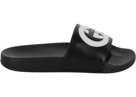 Gucci Slide Interlocking G Black White (Kids)