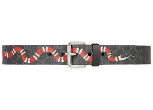 Gucci Supreme Kingsnake Belt Black