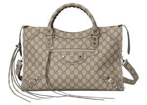 Gucci x Balenciaga The Hacker Project Medium Neo Classic Bag Variation 2 Beige/Ebony