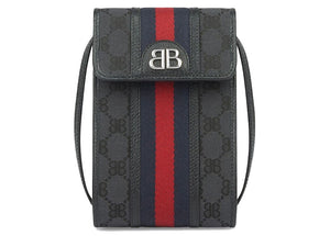Gucci x Balenciaga The Hacker Project Phone Bag Black