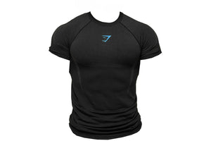 Gymshark Onyx 5.0 Seamless T-shirt Black/Onyx Grey