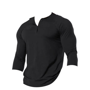 GYMSHARK MEN LEGACY HENLEY Slim Fit