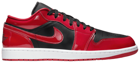 Wmns Air Jordan 1 Low 'Patent Varsity Red Black'