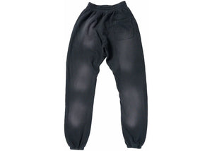 Hellstar No Guts No Glory Closed Elastic Bottom Sweatpants Midnight Dye Black