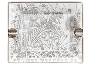 Hermes Ashtray La Source De Pegase Platine/White